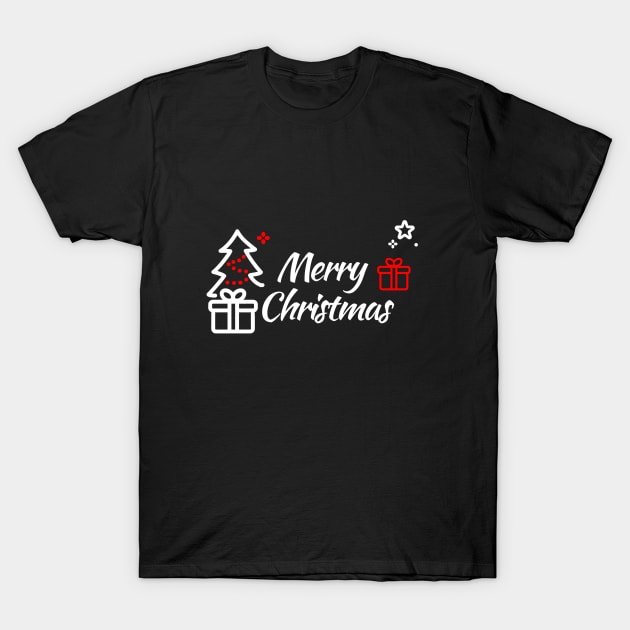 Merry Christmas Modern T-Shirt by DenielHast